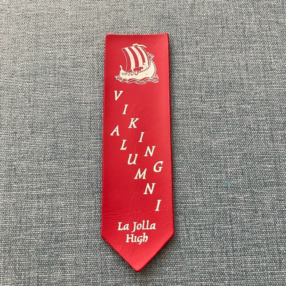 La Jolla High School Viking Alumni Leather Bookmark